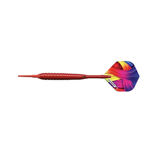 Elkadart Neon Soft Tip Darts, 18-Gram - color: Neon/Red
