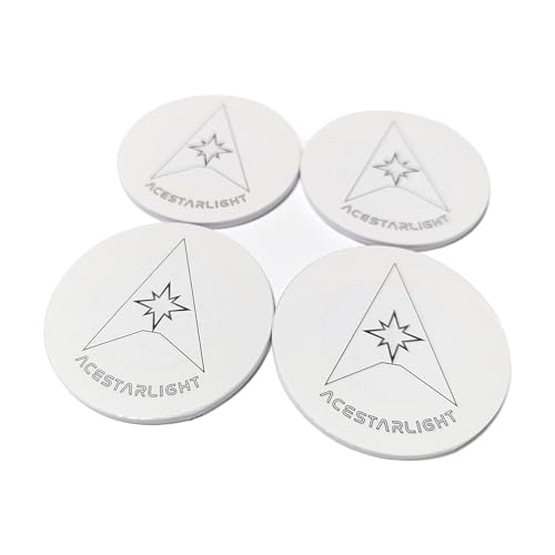 Impact Resistant Night Disc Golf Lights AceStarLight LED 4 Pack Red White Blue Green