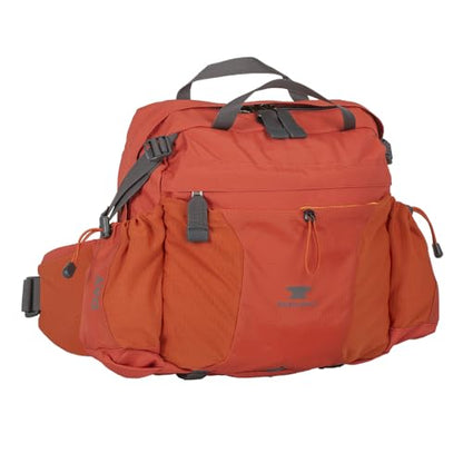 Mountainsmith Day Lumbar Waist pack, Running, Hiking, Cycling, Travel, and Outdoor Sport Activities with Dual Water Bottle Holders, Cinnamon Red - color: Cinnamon Red