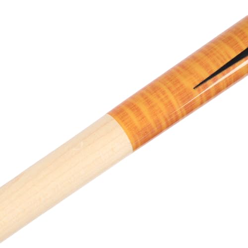 Drfeify Short Pool Cue Stick, 41.34in Maple Billiard Cue with 14mm Tip for High Accuracy and Control, 2 Piece Design for Beginners and Professionals