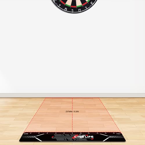 Cyeelife Dart Throw Line, Double the Darts, Double the Pleasure, 23.4 x 3.9 inches