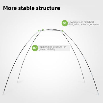 Golf Net - Upgraded All-in-One 10x7ft Golf Practice Net with 5 Real Balls, Tri-Turf Mat and Portable Bag, Durable Hitting Nets for Backyard Driving Swing Outdoor - style: Black/White