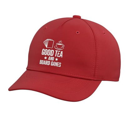 Tabletop Board Games Adjustable Baseball Hat - color: Red