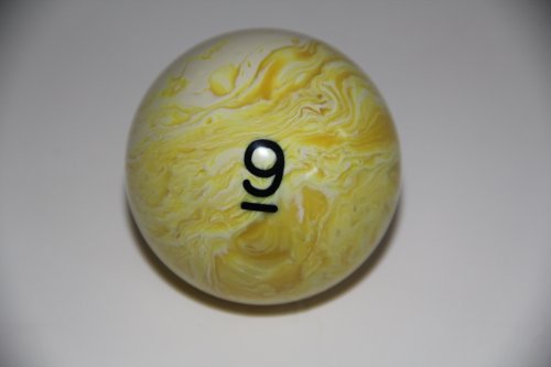 BuyBocceBalls Listing - EPCO Replacement Ball #9 Marbleized Glo Regulation Billiard or Pool Set, 5.75oz, 2.25" diam