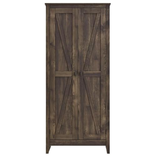 SystemBuild Farmington 31.5" Wide Storage Cabinet, Rustic