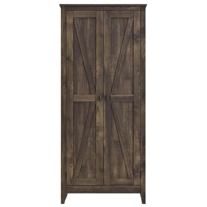 SystemBuild Farmington 31.5" Wide Storage Cabinet, Rustic