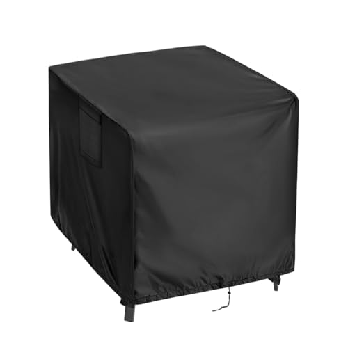 Kingling Outdoor Table Cover Square, 36 inch Square Patio Table Cover, Waterproof Outdoor High Top Table Cover Outdoor Patio Furniture Covers - 36" x 36" x 42"