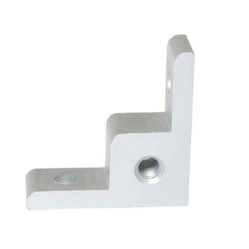 RLECS 4pcs Aluminum Profile Plate Fastener Caster Connector 2020 Right Angle Anchor Wheel Connector Wheel Fastener Set Right Angle Extruded Corner End Panel