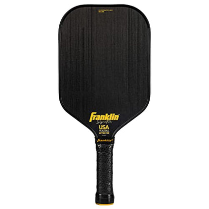 Franklin Sports Pro Pickleball Paddles-Signature Series STK Carbon Fiber-Pickleball USAPA Approved-Polypropylene Core