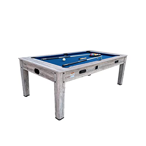 Luxor 7.5-Foot 4-in-1 Multi-Game Swivel Pool Table - Billiards/Pool, Ping Pong, Hockey & Dining