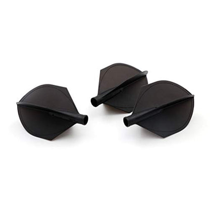 CUESOUL TERO AK4 Dart Flight Standard Shape/Shield Shape/Diamond Shape - color: Shield shape-Black