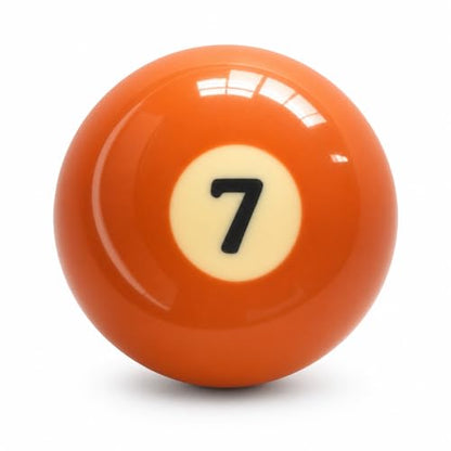 KONLLEN Single Replacement Pool Ball – 2-1/4" Regulation Size & Weight Billiard Ball Made of Phenolic Resin (Choose 1–15 or Cue Ball) - color: #7
