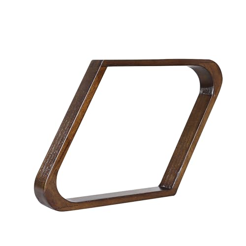 GSE Games & Sports Expert Solid Wood Billiard 8-Ball Triangle / 9-Ball Diamond Pool Ball Racks for 2-1/4" Pool Balls, Pool Table Accessories - color: Espresso, style: 9-Ball Diamond Rack