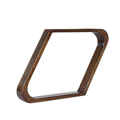 GSE Games & Sports Expert Solid Wood Billiard 8-Ball Triangle / 9-Ball Diamond Pool Ball Racks for 2-1/4" Pool Balls, Pool Table Accessories - color: Espresso, style: 9-Ball Diamond Rack