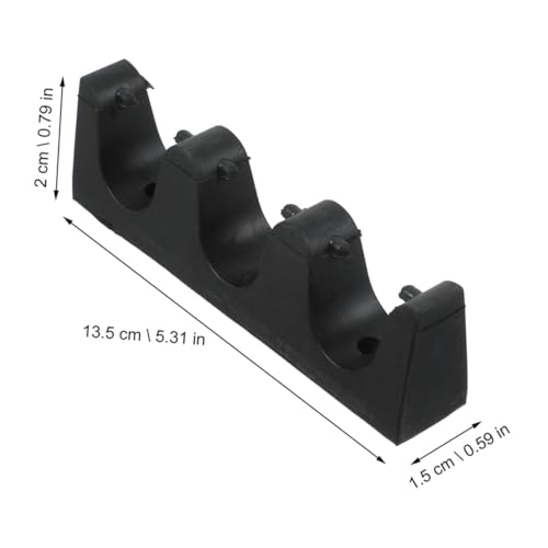 BESPORTBLE 2pcs Wall Rack for Pool Stick Storage Plastic Holder Vertical Billiard Stand Space-saving Design for Billiard Accessories Easy Installation and Performance