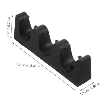 BESPORTBLE 2pcs Wall Rack for Pool Stick Storage Plastic Holder Vertical Billiard Stand Space-saving Design for Billiard Accessories Easy Installation and Performance
