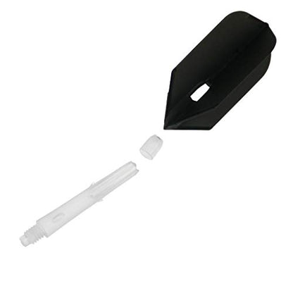 L-style L-Shaft Locked Dart Shafts - 2BA Thread - color: Emerald, size: Medium (330)