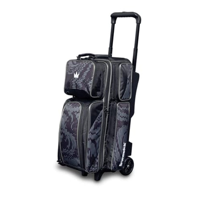 Brunswick Punisher Triple Roller Bowling Bag - color: Grey