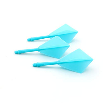 CUESOUL ROST Integrated Dart Shaft and Flights Medium,Diamond Shape,Set of 3 - color: Blue