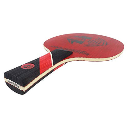 Counterstrike Red Widow Table Tennis Blade | Carbon Table Tennis Blade | Crazy Fast | Professional Table Tennis Blade | Tournament Ready | ITTF Approved | Offensive Table Tennis Blade