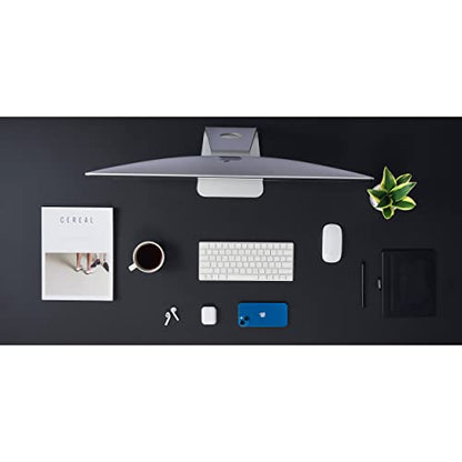 Kaboon Black Table Top 23.62" D x 59.1" W, Solid One-Piece Desktop, Universal Wood Countertop, Reversible Laminate Top, Double Desks, L-Desk DIY, for Home and Commercial - color: Black, size: 60x24