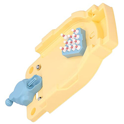 plplaaoo Mini Bowling Game Set Desktop Bowling Ball Board Interactive Toy for Kids Over 3 Year Old Plastic Color Shown Size Approx 24x15x3cm Weight Approx 1750g