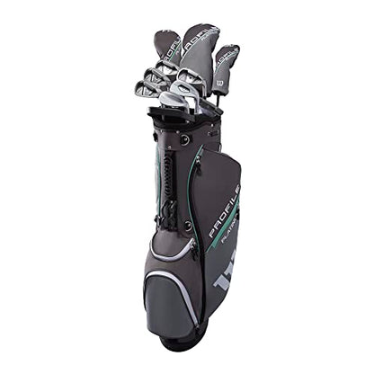 Wilson Women's Profile Platinum Complete Golf Package Set - size: Tall Stand, style: Cart Bag