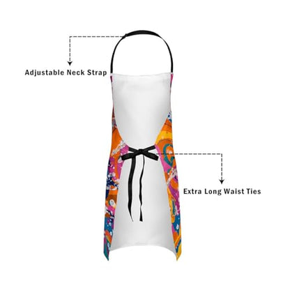 Castle Fairy Basketball Kitchen Apron - color: Graffiti Basketball