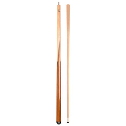 ASKA Sneaky Pete Pool Cue Stick 58", Maple Spliced Exotic Wood, 13mm Tip, 5/16x18 Joint, Wrapless Billiard Cue, 2-Piece Construction - size: 19-Ounce