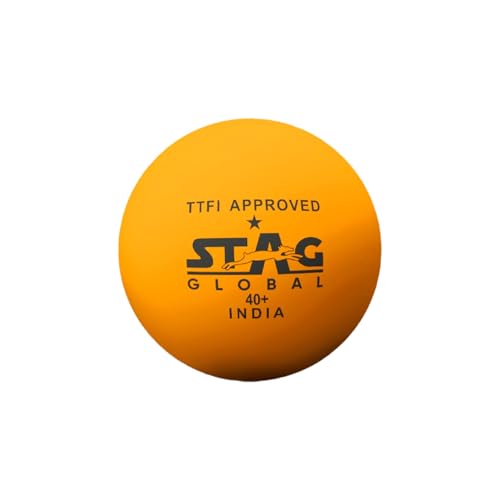 STAG Unisex-Youth One Star Plastic Table Tennis Ball