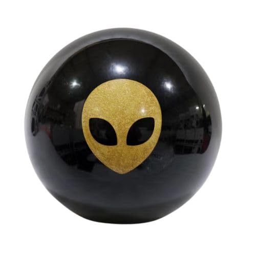 ELITE Star Polyester Bowling Ball - Customizable with Basic Drilling & Engraving Options - Great for Spare Shooting, League, Straight Bowlers - Beginner Entry Level - color: Black/Gold Sparkle, size: 8 lbs
