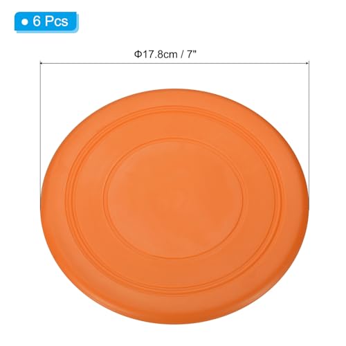 PATIKIL Flying Disc, Flying Discs Soft Waterproof for Adults Dog Playing Sport Game - color: Orange