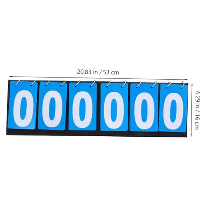Yardwe Portable Flip Scoreboard for Soccer Basketball Durable Multi Functional Tabletop Game Scorekeeper with Readable Numbers Easy to Use Cloth Design