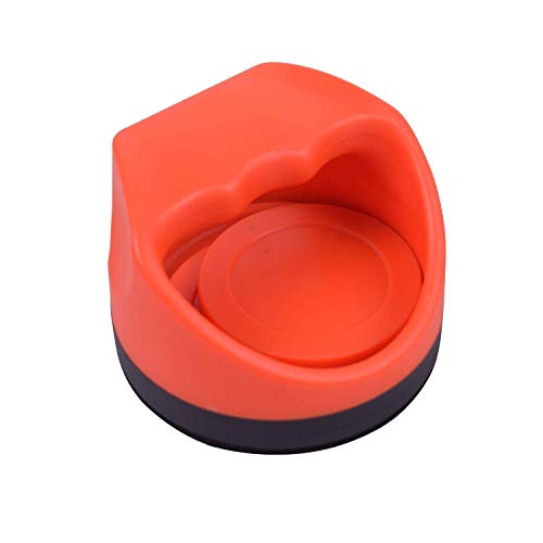 Plastic Air Hockey Strikers/Pushers, 2 PCS 4" Plastic Air Hockey Pushers and 4 PCS 2.75" Pucks Replacement for Game Tables Goalies Equipment Accessories - style: Red