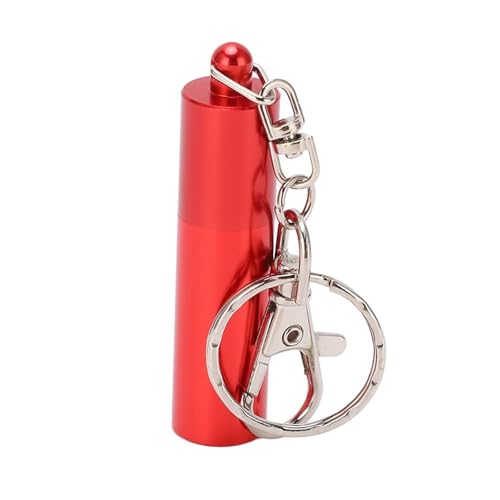 Billiard Cue Tip Tool with Keychain – Billiard Pool Snooker Stick Shaper Cue Tip Pick Pricking Pin Grinding Repair Tool for Snooker Pool Cue Tips - color: Red