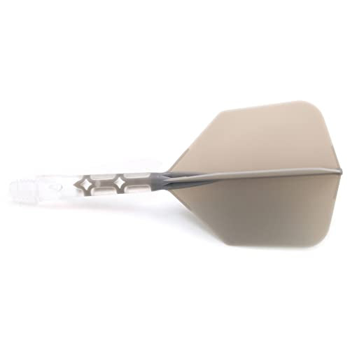CUESOUL ROST T19 Integrated Dart Shaft and Flights Big Wing Shape Grey 28mm-Say Goodbye to Falling Dart Flight - color: with Ice Shaft