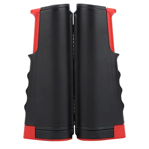 Precise Table Tennis Net Retractable Training Set for Portable Telescopic Grid for Adults and Kids, Plastic, 66.9x5.5 in, 1 Pc - color: Black Red