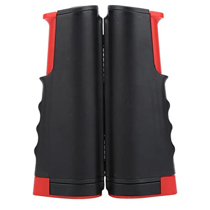 Precise Table Tennis Net Retractable Training Set for Portable Telescopic Grid for Adults and Kids, Plastic, 66.9x5.5 in, 1 Pc - color: Black Red