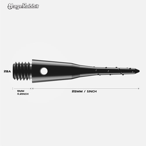 Dart Plastic Tip 1000 Pcs, Professional Dart Soft Tip, Unbreakable Reinforced Plastic Dart Points, Standard 2BA Thread Professional Replacement Darts Accessories for Electronic Dartboards