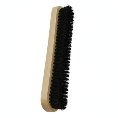 Billiard Table Brush Set, Natural Horsehair Bristles with Wood Handle for Pool Table Felt, 2-Pack - size: 14.96 x 3.54 x 1.77 in