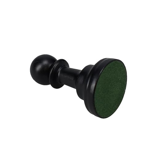WE Games Replacement Staunton Chess Piece - Dark Pawn for Tournament Chess Set, Plastic Chess Piece with Felt Bottom, Classic Design, Replacement Chess Pieces for Chess Set - color: Black Pawn