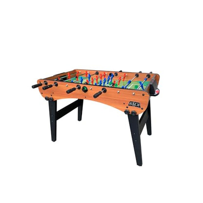 KICK Phoenix 55" Folding Foosball Table – Professional Full-Size Indoor Game Table - color: Brown