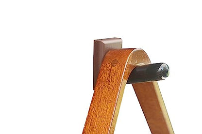 Standard Pool and Billiards Rack Wall Mount (Made In The USA) (Brown) - color: Brown