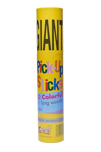 Pressman Giant Pick Up Sticks - Classic Game from Yesterday That's Fun Today , Yellow , One Size Fits All - color: Yellow