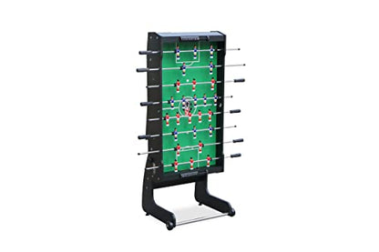 KICK Monarch 48" Folding Foosball Table – Compact Indoor Game Table - color: Black