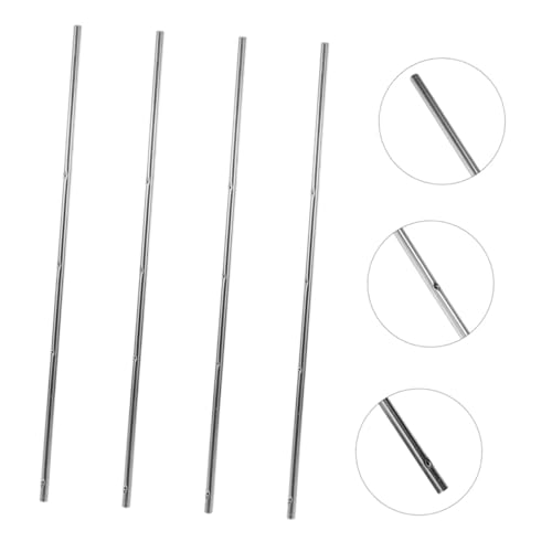 Kisangel 4pcs Table Soccer Rods Durable Game Machine Accessories for Foosball Tables Easy Assembly