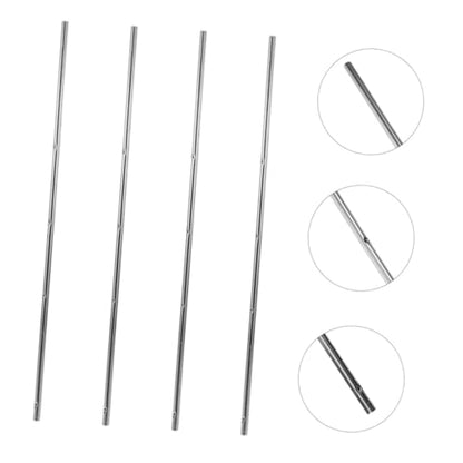 Kisangel 4pcs Table Soccer Rods Durable Game Machine Accessories for Foosball Tables Easy Assembly