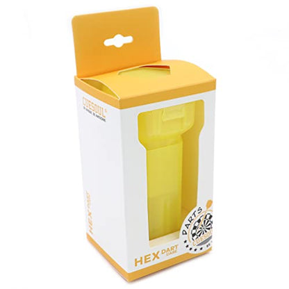 CUESOUL HEX Light Dart Case Yellow - color: Yellow