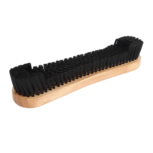 Keenso Pool Table Brush, Soft and Fine Dust Remover Pool Table Brush 12in Poplar Wood Nylon for Cleaning