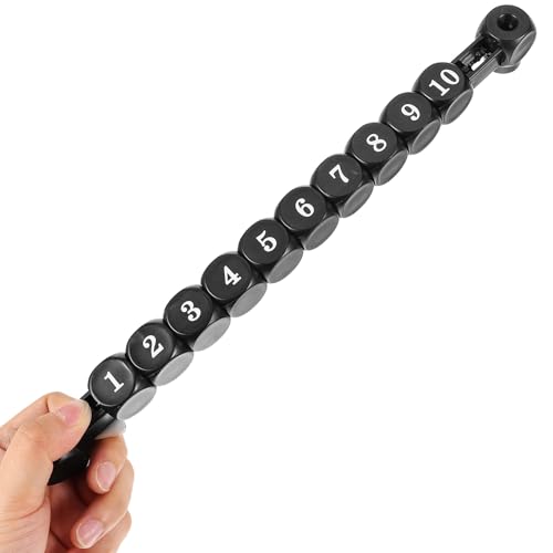 Kisangel 2pcs Foosball Scoring Counters, 10 Numbers Table Football Counter Scoring Score Indicator for Standard Foosball Table Parts